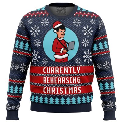Rehearsing Christmas Pop Culture Ugly Christmas Sweater