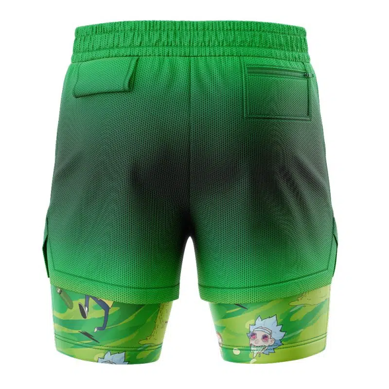 Rick and Morty 2-in-1 Performance Shorts - Image 4