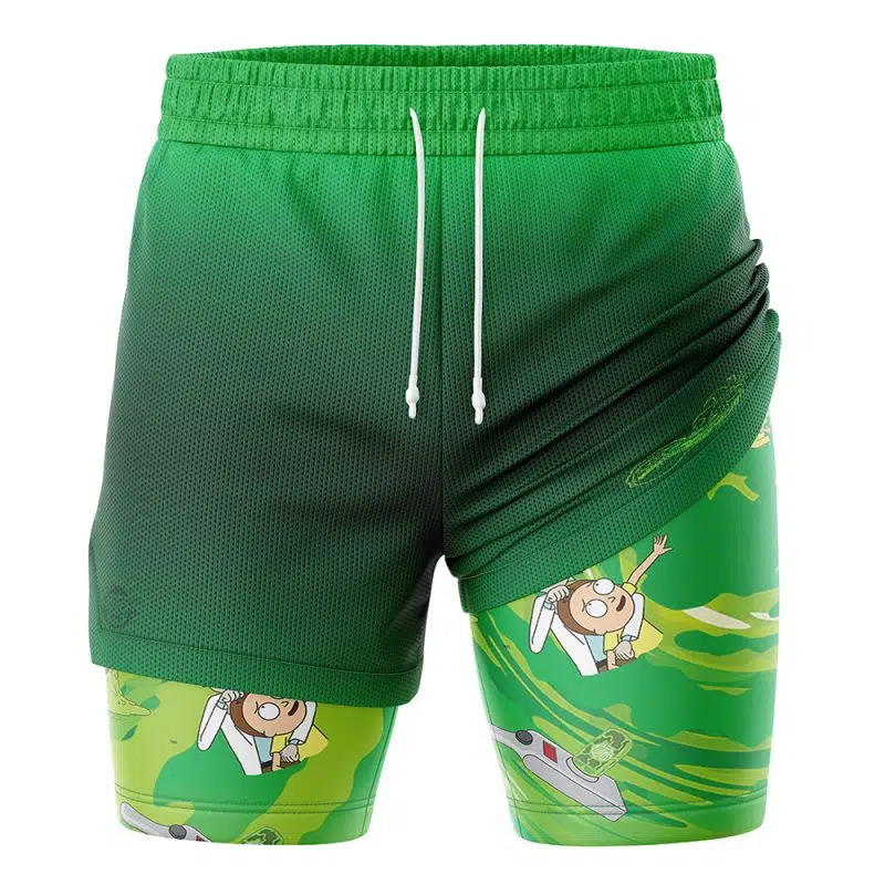 Rick and Morty 2-in-1 Performance Shorts - Image 3