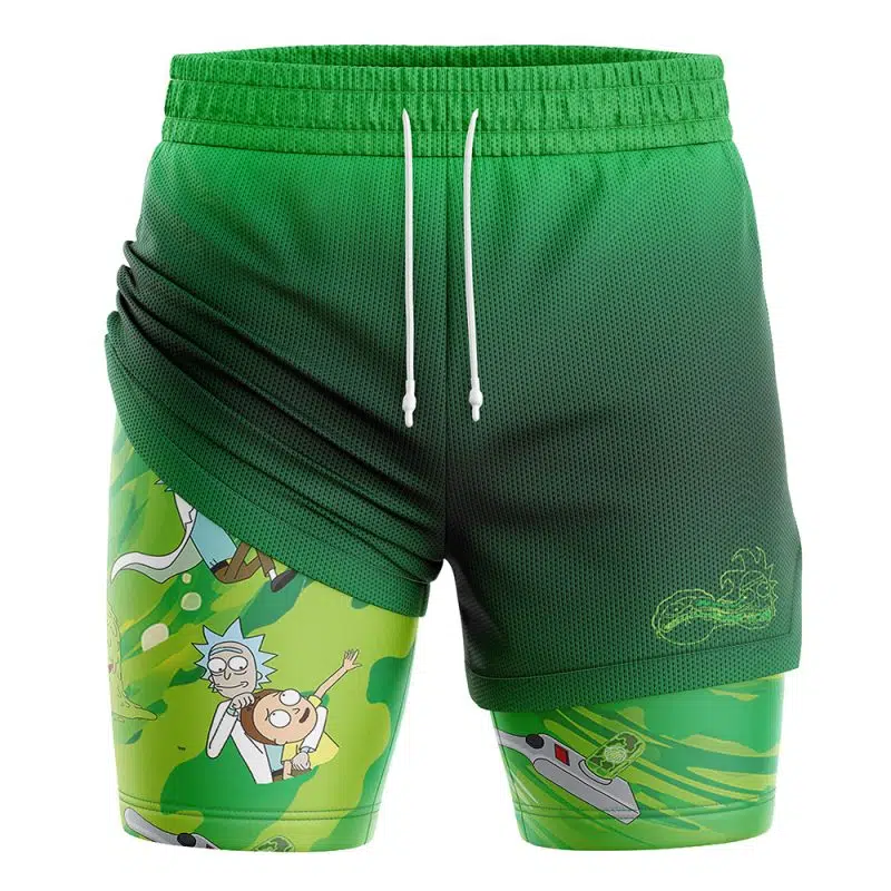 Rick and Morty 2-in-1 Performance Shorts