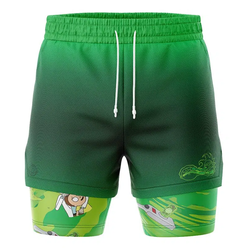 Rick and Morty 2-in-1 Performance Shorts - Image 2