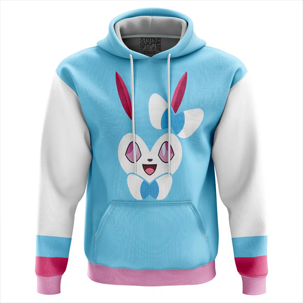 【IAB STUDIO】IAB Studio x Pokemon Sylveon Hoodie Sky Blue IAB Studio x Pokemon Sylveon Hoodie Sky Blue White Size XL