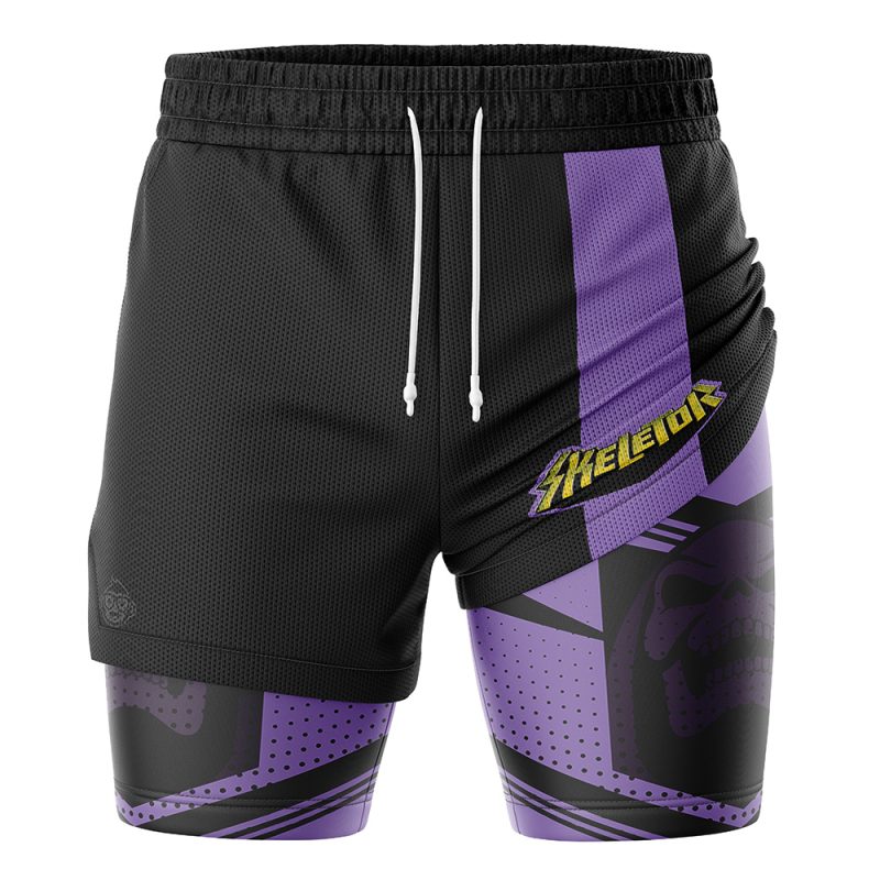 Skeletor Masters of the Universe 2-in-1 Performance Shorts - Image 3