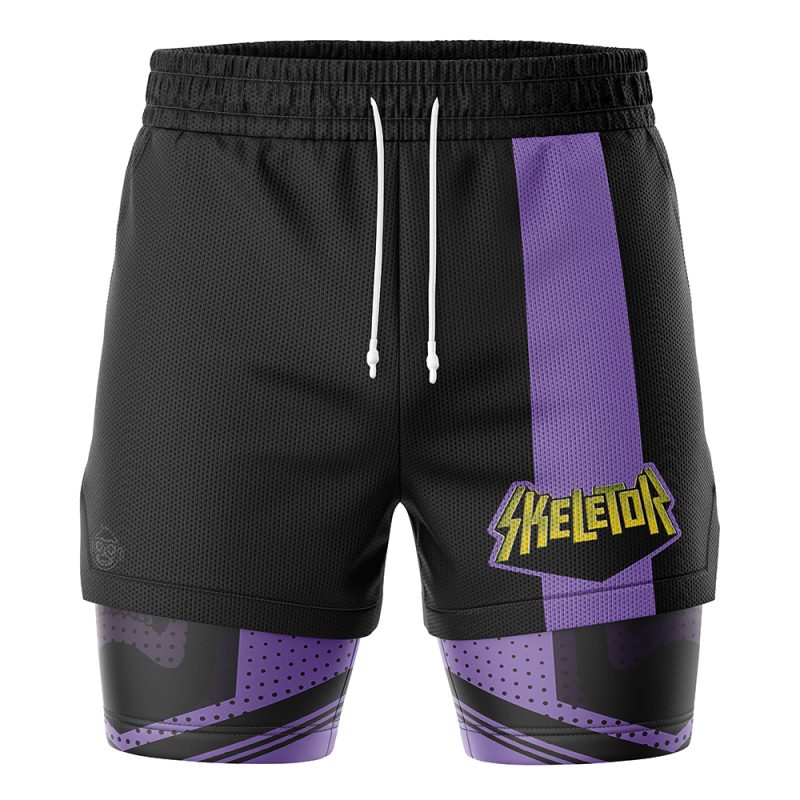 Skeletor Masters of the Universe 2-in-1 Performance Shorts - Image 2