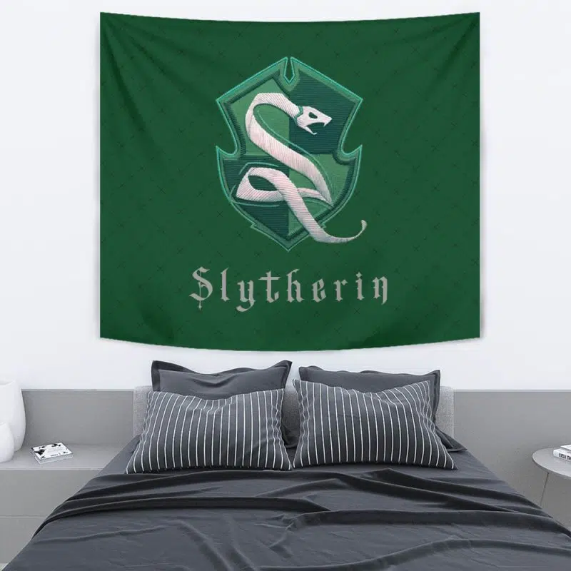 Slytherin Hogwarts Legacy Harry Potter Tapestry