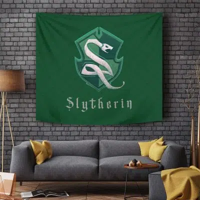 Slytherin Hogwarts Legacy Harry Potter Tapestry