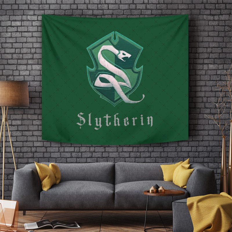 Slytherin Hogwarts Legacy Harry Potter Tapestry