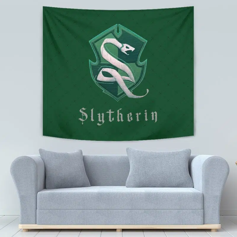 Slytherin Hogwarts Legacy Harry Potter Tapestry