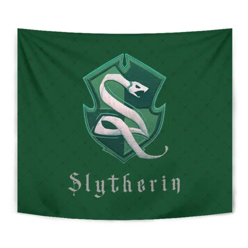 Slytherin Hogwarts Legacy Harry Potter Tapestry