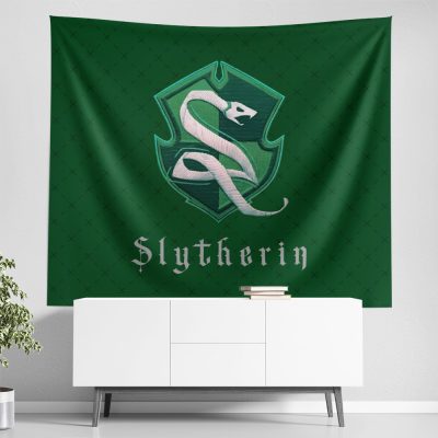 Slytherin Hogwarts Legacy Harry Potter Tapestry