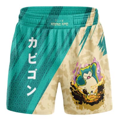 Snorlax Attack Pokemon BJJ MMA Fight Shorts