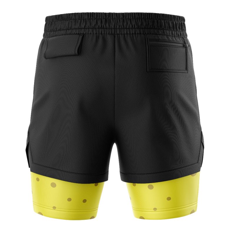 SpongeBob Face SpongeBob SquarePants 2-in-1 Performance Shorts - Image 4
