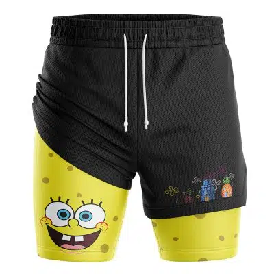 SpongeBob Face SpongeBob SquarePants 2-in-1 Performance Shorts
