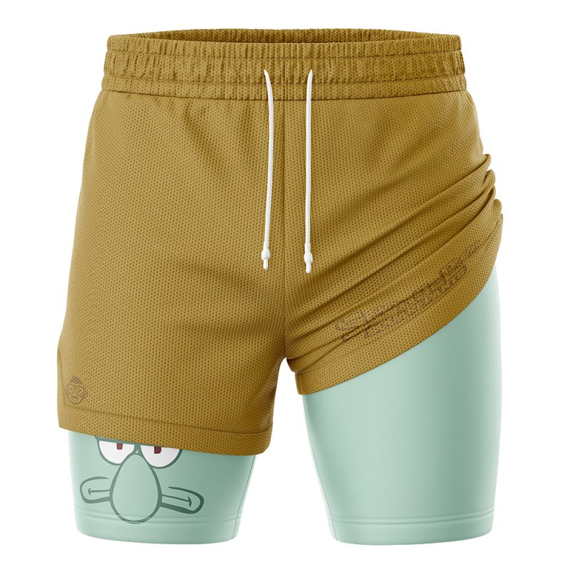 Squidward SpongeBob SquarePants 2-in-1 Performance Shorts - Image 3