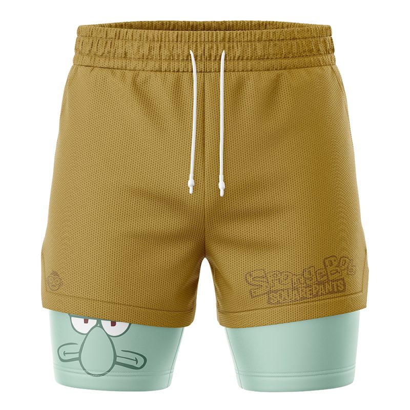 Squidward SpongeBob SquarePants 2-in-1 Performance Shorts - Image 2
