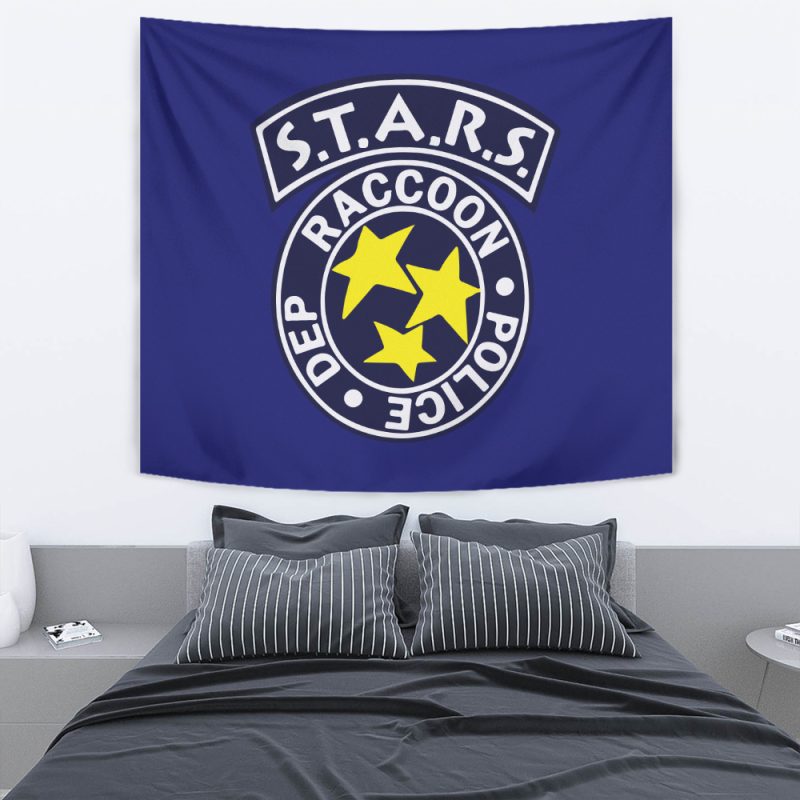 Stars Resident Evil Tapestry
