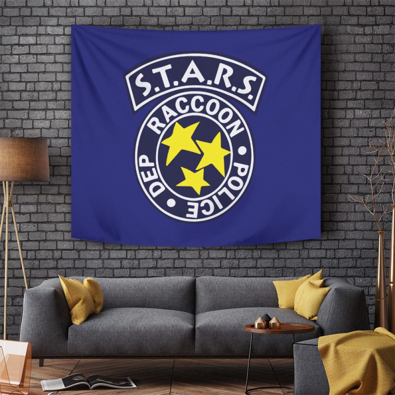Stars Resident Evil Tapestry