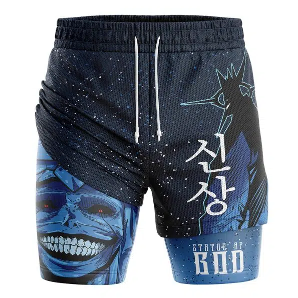 Statue of God Solo Leveling 2-in-1 Performance Shorts