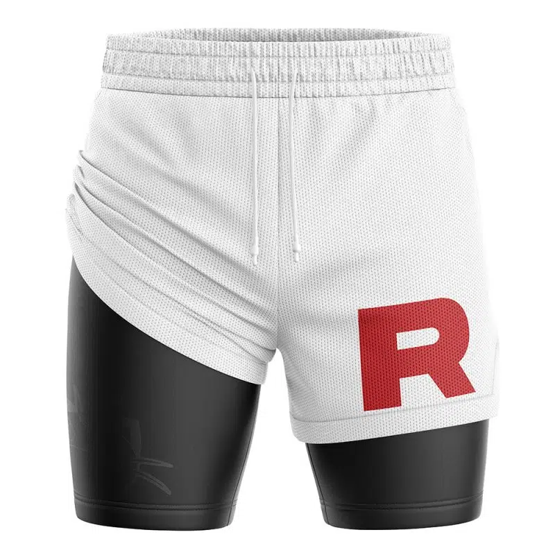 Team Rocket Pokemon 2-in-1 Performance Shorts