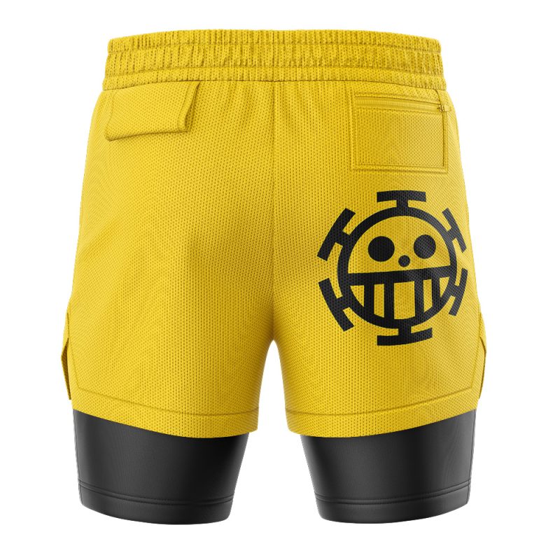 Trafalgar Law One Piece 2-in-1 Performance Shorts - Image 4