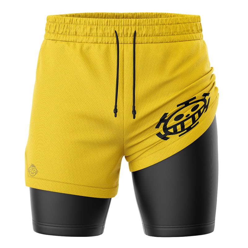 Trafalgar Law One Piece 2-in-1 Performance Shorts - Image 2