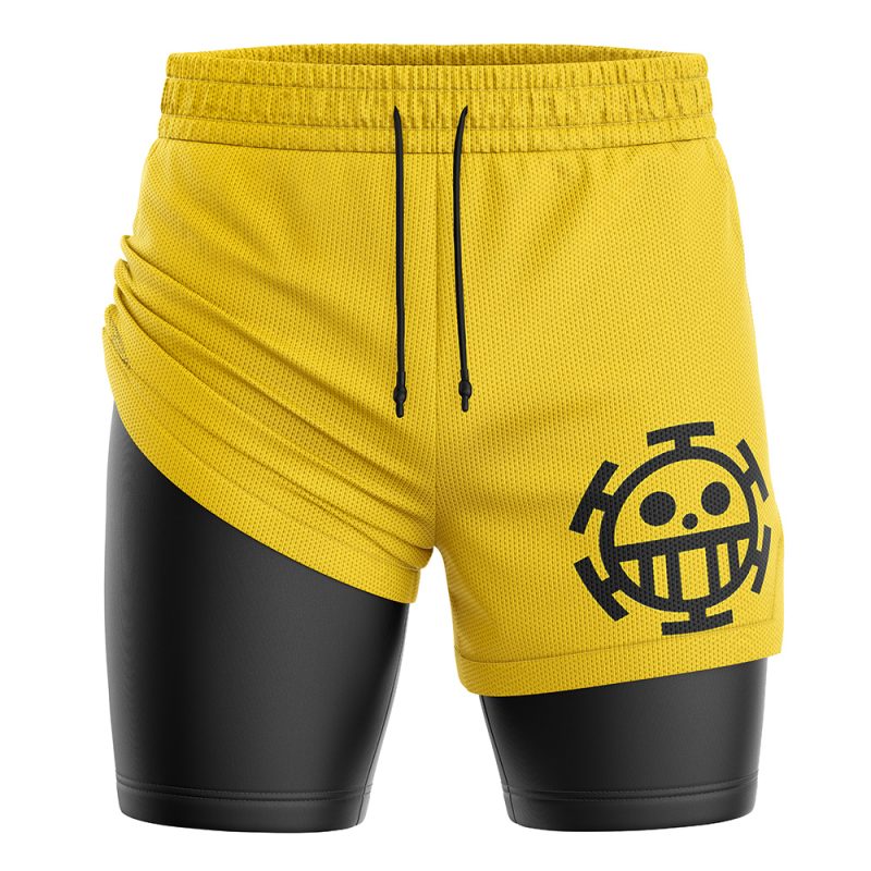Trafalgar Law One Piece 2-in-1 Performance Shorts - Image 3