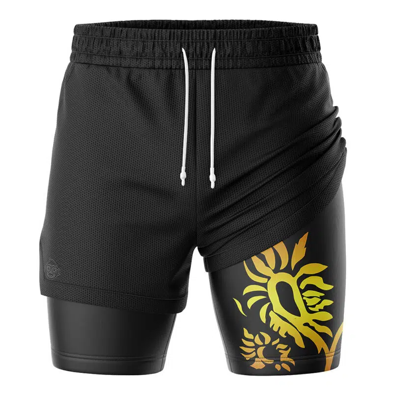 Tropical Beach Zack Final Fantasy 7 2-in-1 Performance Shorts