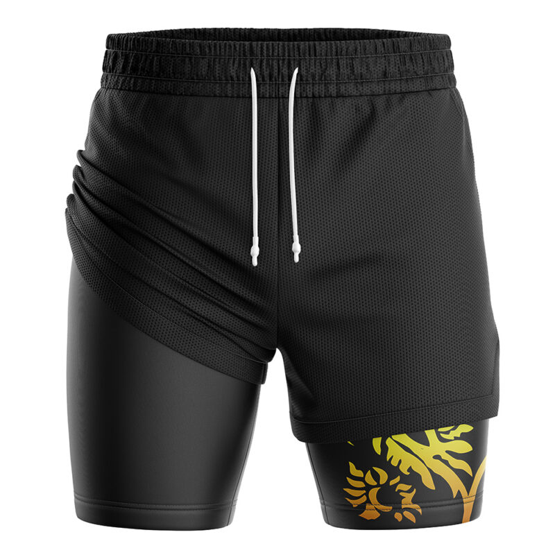 Tropical Beach Zack Final Fantasy 7 2-in-1 Performance Shorts - Image 3