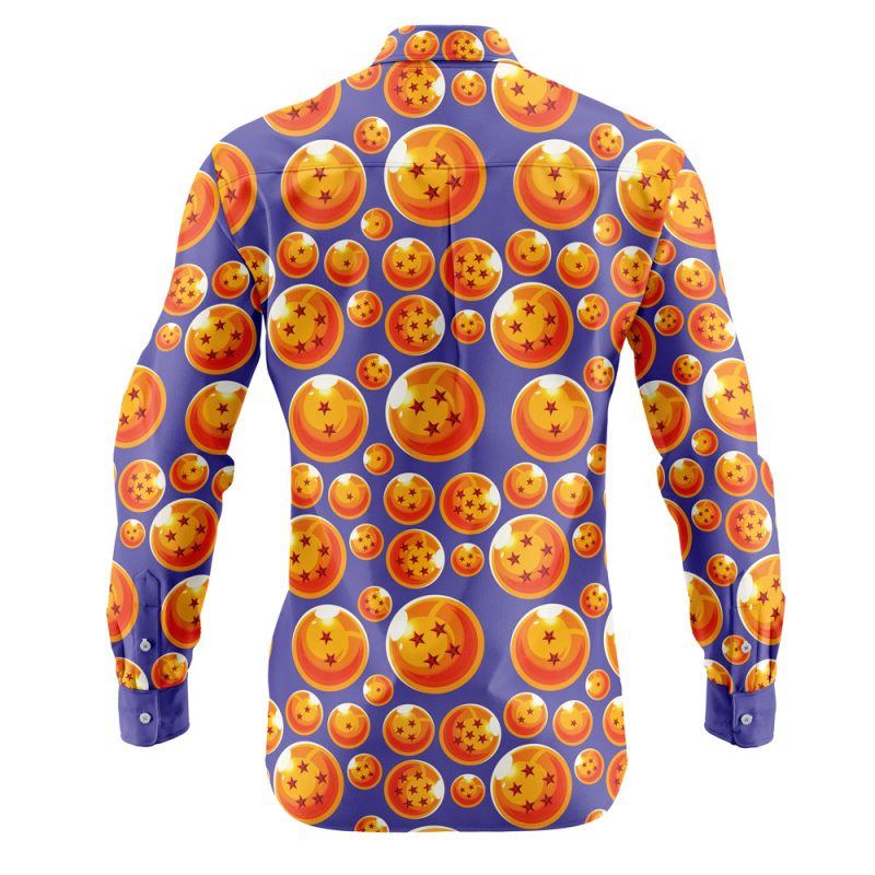 Dragon Balls Dragon Ball Z Long Sleeve Button Up Shirt - Image 2
