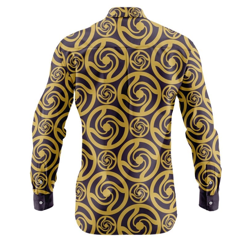 Tokyo Metropolitan Jujutsu Tech Badge Jujutsu Kaisen Long Sleeve Button Up Shirt - Image 2