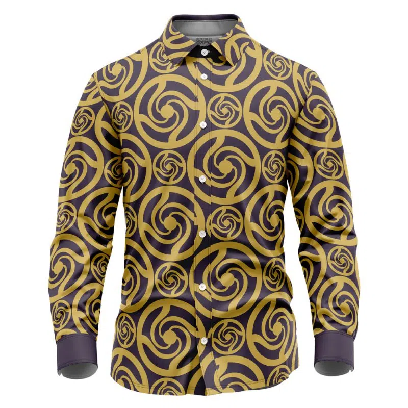 Tokyo Metropolitan Jujutsu Tech Badge Jujutsu Kaisen Long Sleeve Button Up Shirt