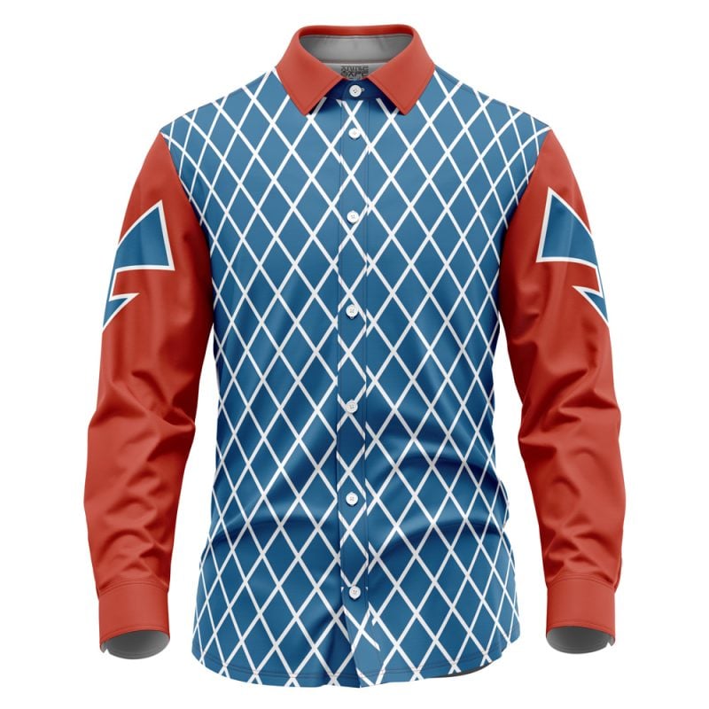 Guido Mista JoJo’s Bizarre Adventure Long Sleeve Button Up Shirt