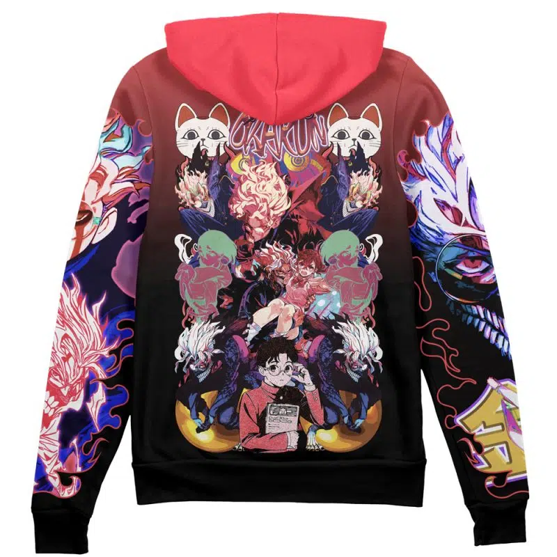 Okarun Dandadan Streetwear Zip Hoodie Jacket