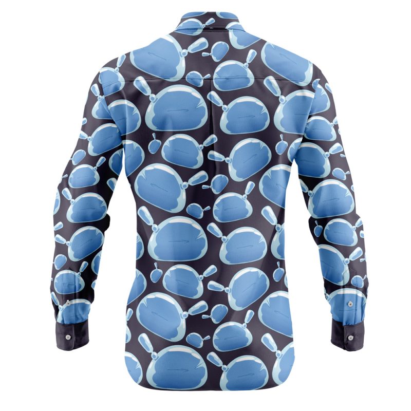 Rimuru Tempest Slime That Time I got Reincarnated as a Slime Long Sleeve Button Up Shirt - Image 2