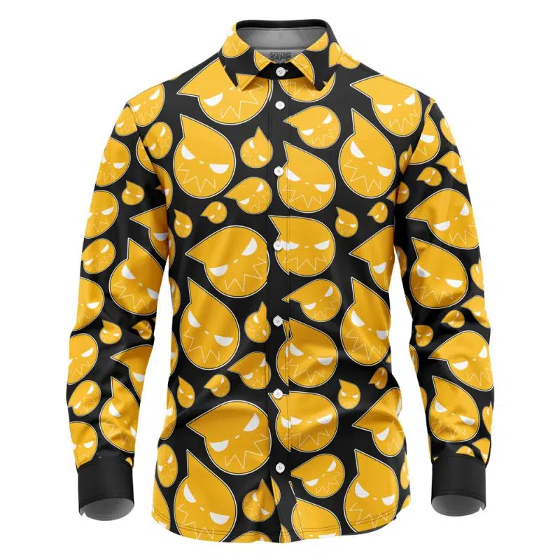 Soul Symbol Soul Eater Long Sleeve Button Up Shirt