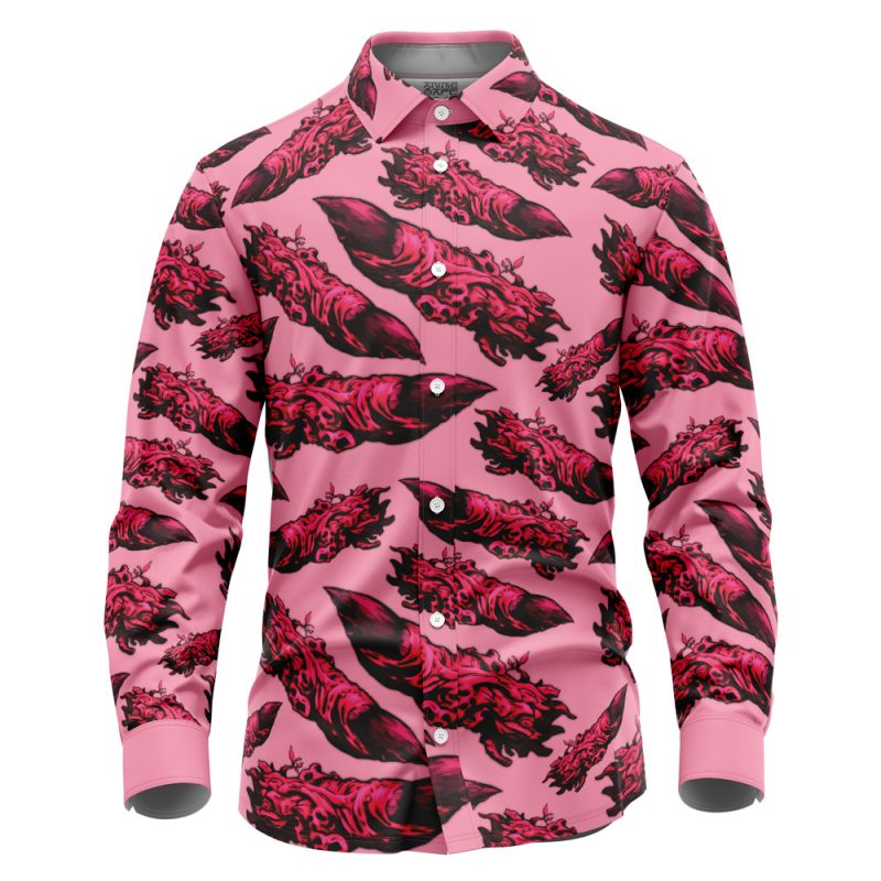 Sukuna’s Fingers Jujutsu Kaisen Long Sleeve Button Up Shirt