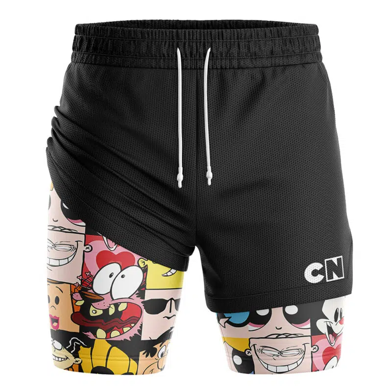 90's Cartoon Network 2-in-1 Performance Shorts