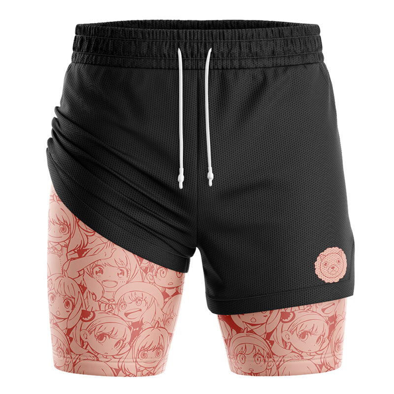 Anya Forger Spy X Family 2-in-1 Performance Shorts