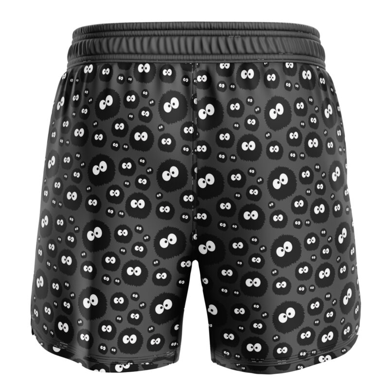 No Face and Soot Sprites Spirited Away BJJ MMA Fight Shorts - Image 2
