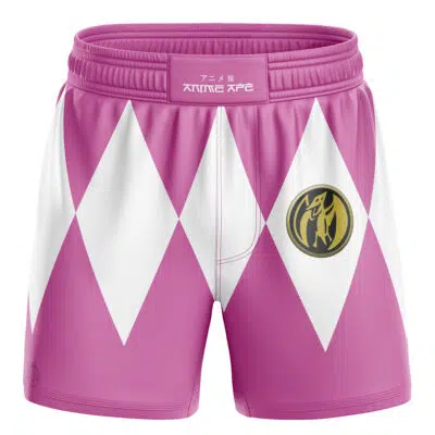 Pink Ranger Power Rangers BJJ MMA Fight Shorts