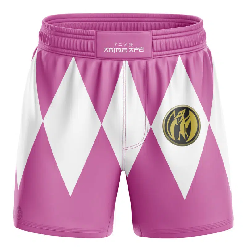 Pink Ranger Power Rangers BJJ MMA Fight Shorts