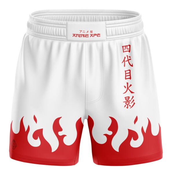 Minato Namikaze 4th Hokage Cloak Shippuden BJJ MMA Fight Shorts