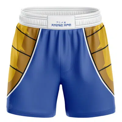 Vegeta Battle Suit Dragon Ball Z BJJ MMA Fight Shorts