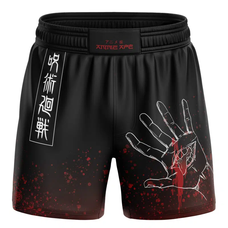 Itadori Yuji Hand Jujutsu Kaisen BJJ MMA Fight Shorts