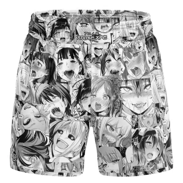 Manga Ahegao BJJ MMA Fight Shorts