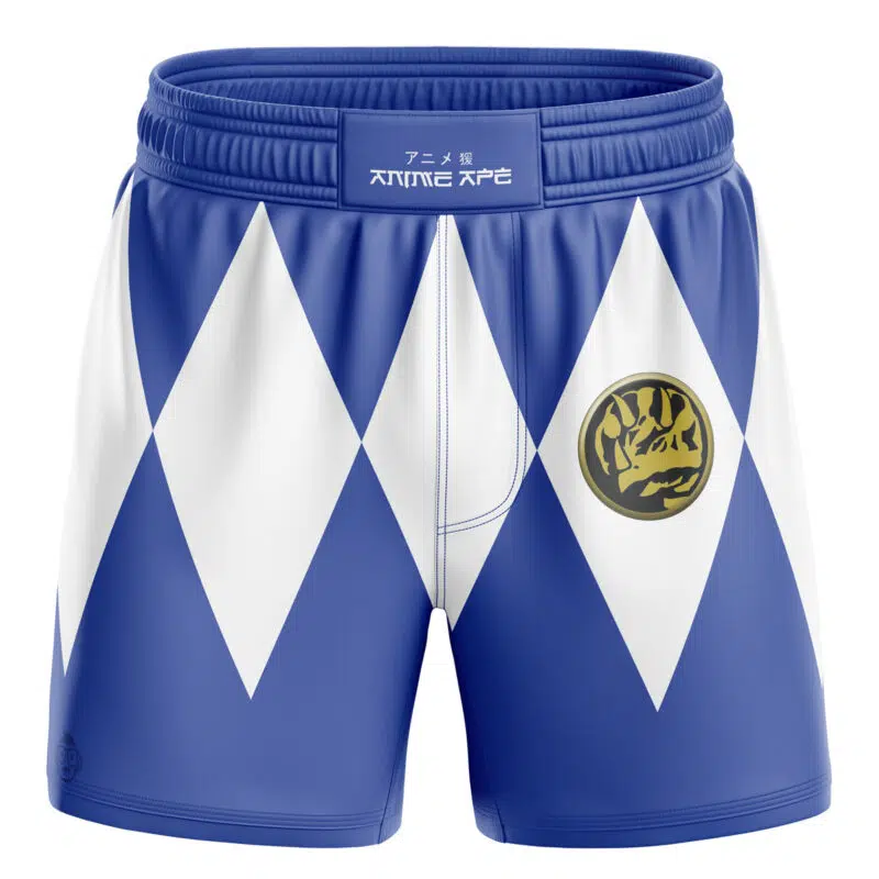 Blue Ranger Power Rangers BJJ MMA Fight Shorts