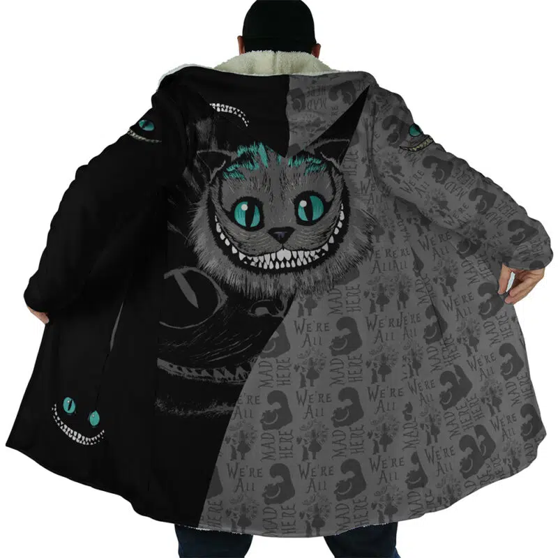 Cheshire Cat Alice in Wonderland Dream Cloak Coats - Image 2