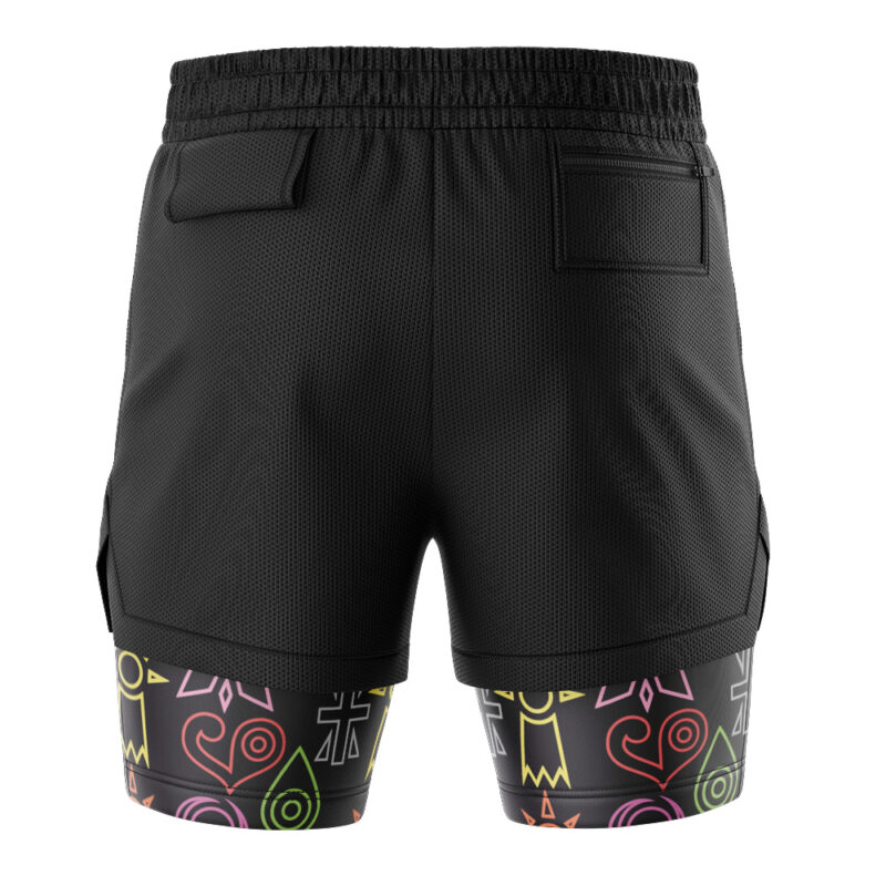 Crest Symbol Digimon 2-in-1 Performance Shorts - Image 4