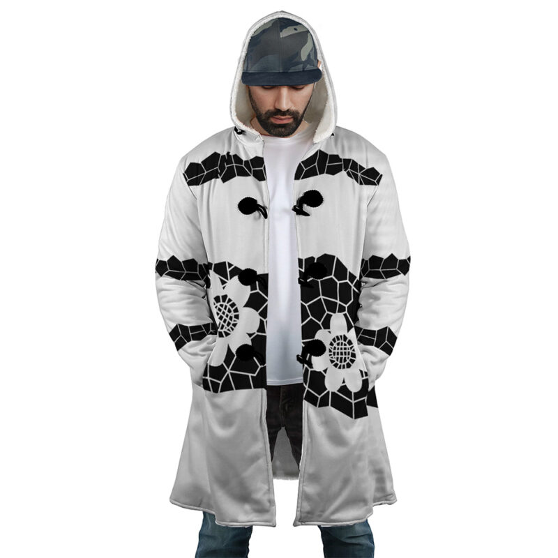 Daki Kimono Pattern Demon Slayer Dream Cloak Coat - Image 3