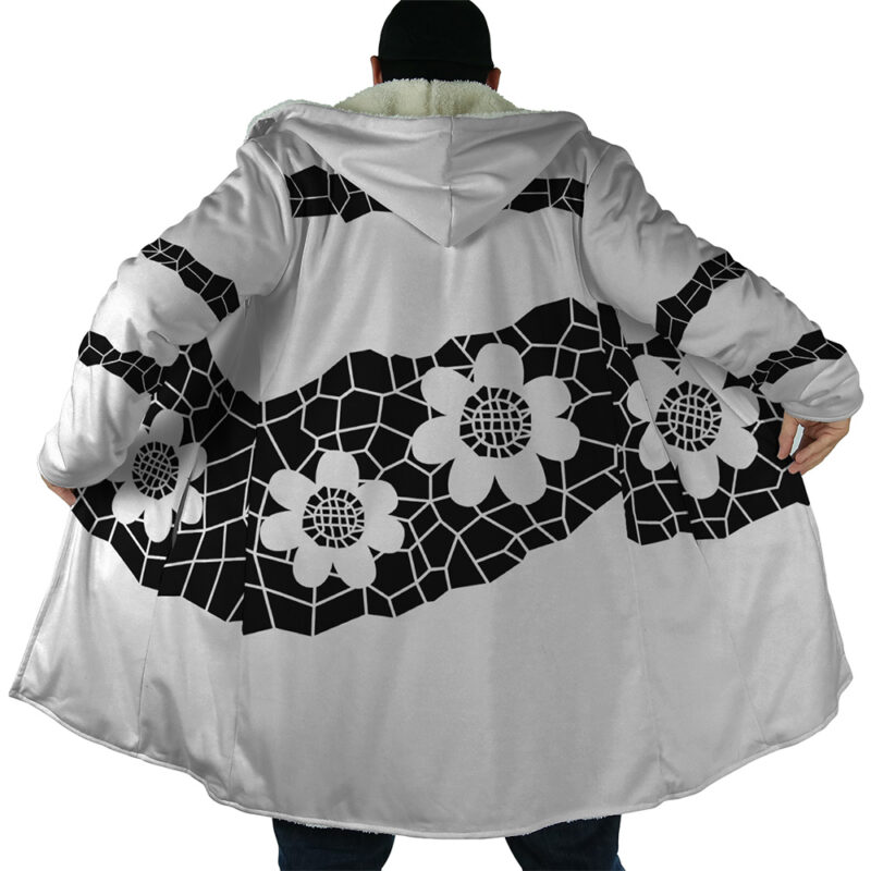 Daki Kimono Pattern Demon Slayer Dream Cloak Coat - Image 2